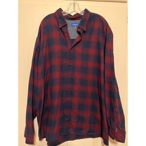 Jack & Jones Button Down Plaid Men's Shirt 2XL